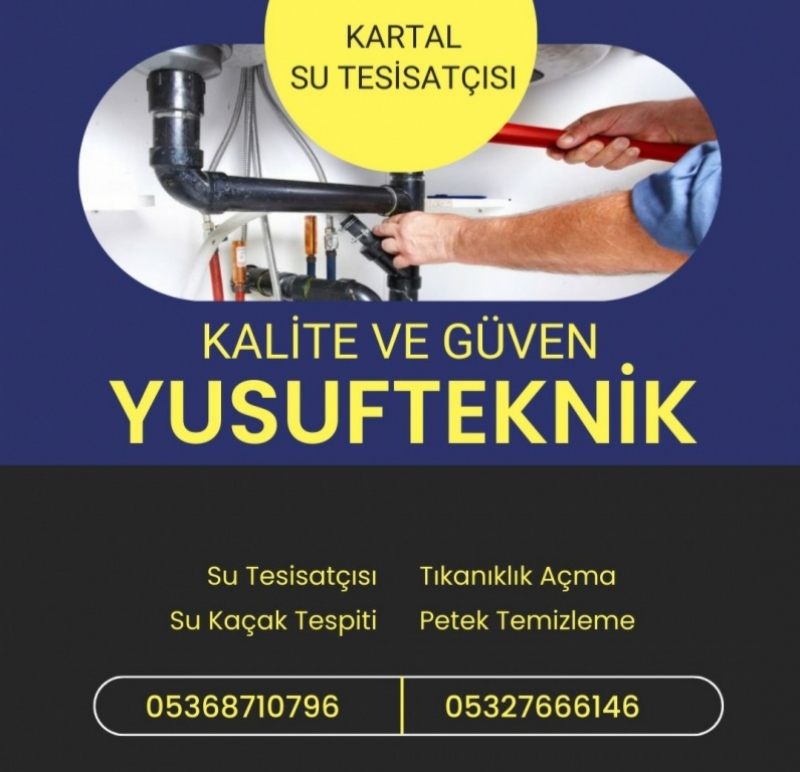 Kartal Su Tesisatçısı    0532 766 61 46   Yusuf Teknik 